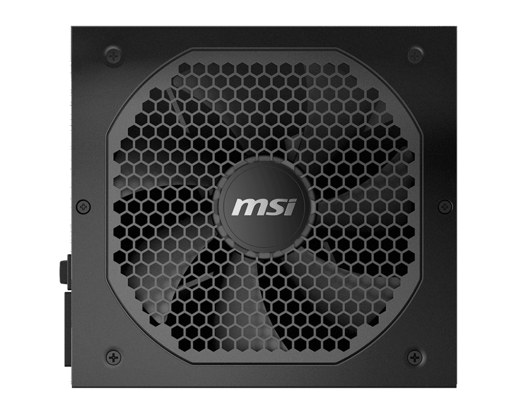 SURSA MSI, 850 W, "MPG A850GF" modulara, ATX 12V, fan 140 mm x 1, 80 Plus Gold, MB 20+4 pin x 1, CPU 4+4 pin x 2, PCI-E 6+2 pin x 6, SATA x 8, MOLEX 4-pin x 5, "MPG A850GF" — miniatură