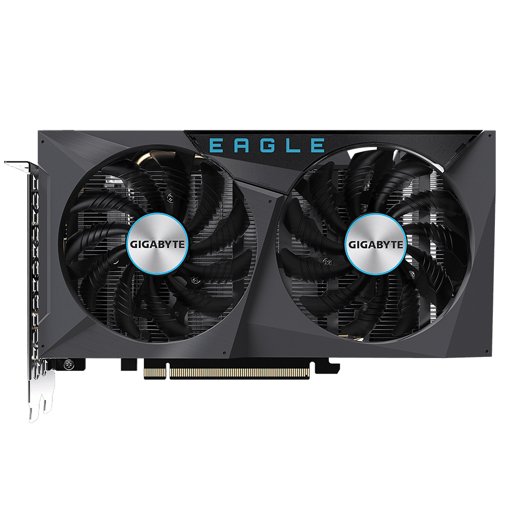 PLACA VIDEO GIGABYTE "GeForce RTX 3050 EAGLE OC", 8 GB GDDR6 128 biti, PCI Express 4.0 x 16, HDMI x 2 DisplayPort x 2, sistem racire aer, "N3050EAGLE OC-8G" — miniatură