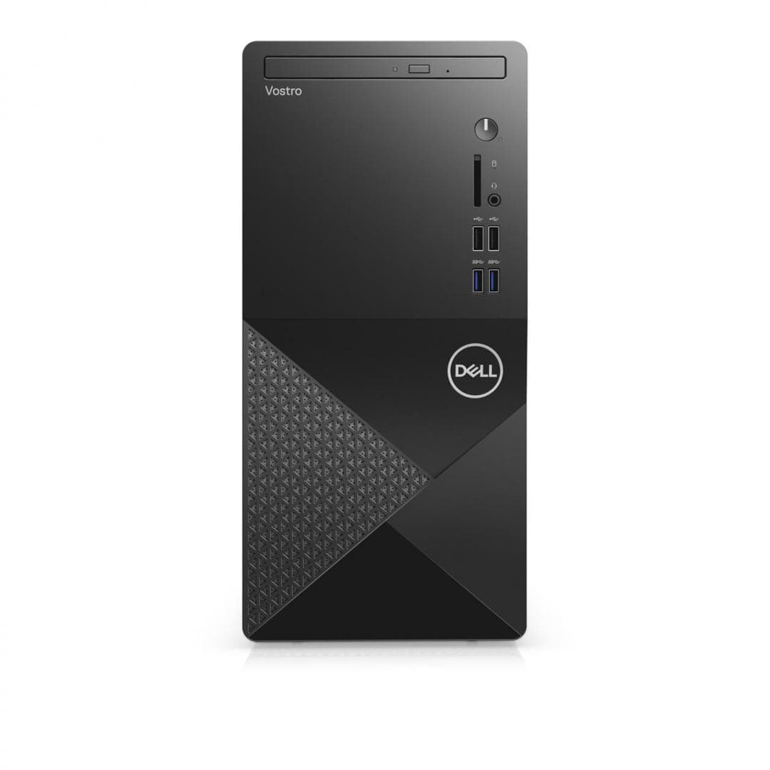 DESKTOP DELL, "Vostro 3888" Middle Tower, CPU i5-10400, integrata, memorie 8 GB, SSD 512 GB, unitate optica, tastatura si mouse, Windows 11 Pro, "N512VD3888EMEAW11P" — miniatură