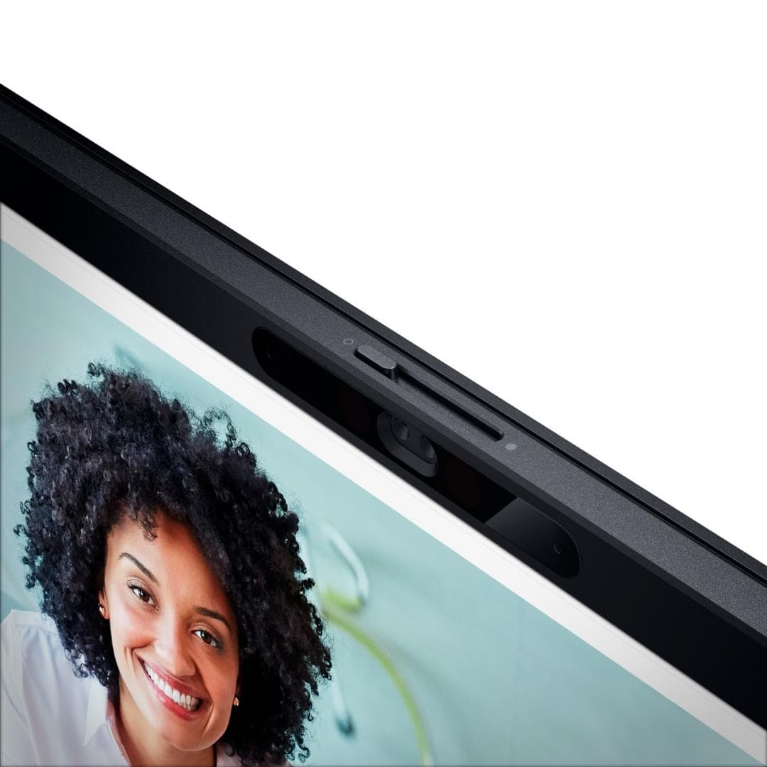 MONITOR Dell 23.8 inch, videoconferinta, IPS, Full HD (1920 x 1080), wide, 250 cd/mp, 6 ms, VGA | HDMI | Display Port, "P2418HZM" — miniatură