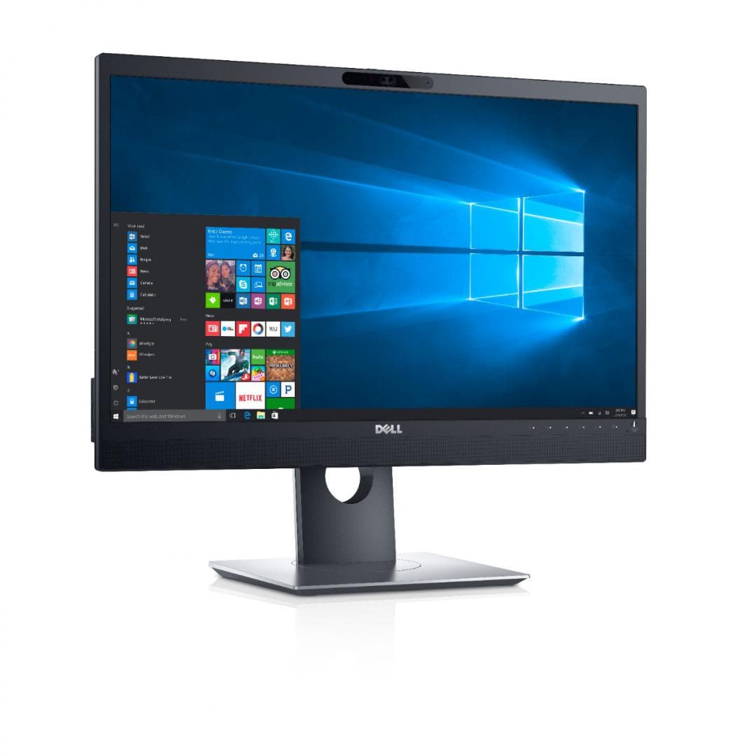 MONITOR Dell 23.8 inch, videoconferinta, IPS, Full HD (1920 x 1080), wide, 250 cd/mp, 6 ms, VGA | HDMI | Display Port, "P2418HZM" — miniatură