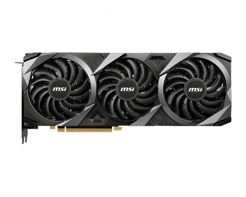 PLACA VIDEO MSI "GeForce RTX 3080 VENTUS 3X PLUS", 12 GB GDDR6X 320 biti, PCI Express 4.0 x 16, HDMI DisplayPort x 3, sistem racire aer, "RTX3080V 3X+ OC 12" — miniatură