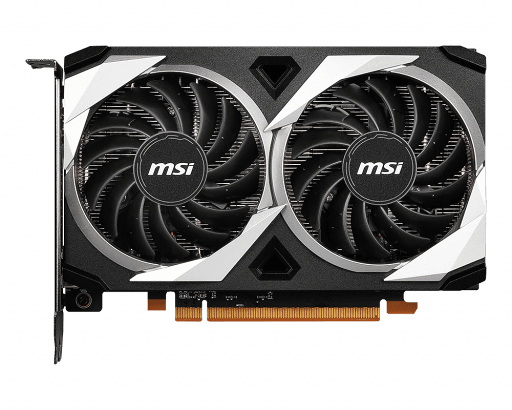 PLACA VIDEO MSI "Radeon RX 6500 XT MECH 2X 4G OC", 4 GB GDDR6 64 biti, PCI Express 4.0 x 4, HDMI DisplayPort, sistem racire aer, "RX6500XT MECH 2XOC" — miniatură