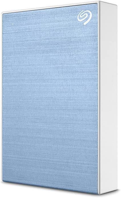 SEAGATE One Touch Potable 4TB USB 3.0 compatible with MAC and PC including data recovery service blue, "STKC4000402"