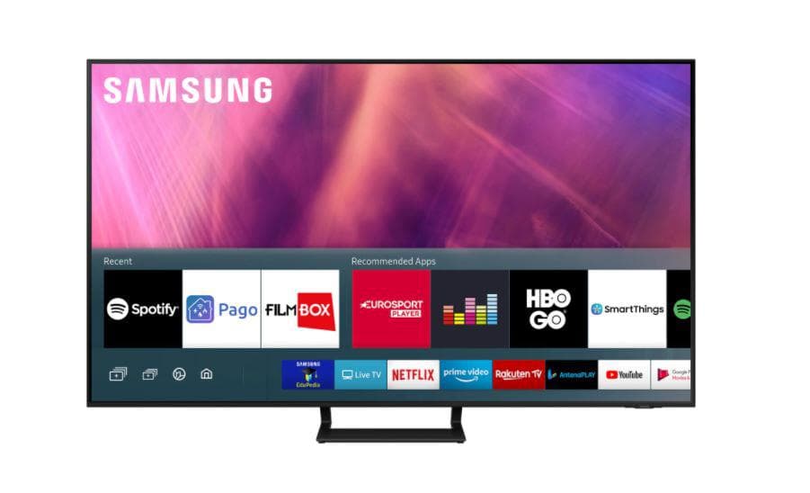 LED TV Samsung, 139 cm/ 55 inch, Smart TV | Internet TV, ecran plat, rezolutie 4K UHD 3840 x 2160, boxe 20 W, "UE55AU9072UXXH"