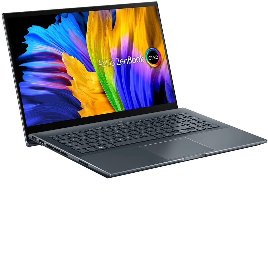 NOTEBOOK Asus, "ZenBook Pro 15" 15.6 inch, AMD Ryzen 7 5800H, 16 GB DDR4, SSD 512 GB, nVidia GeForce RTX 3050 Ti, Windows 11 Pro, "UM5500QE-KY203X" ( — miniatură