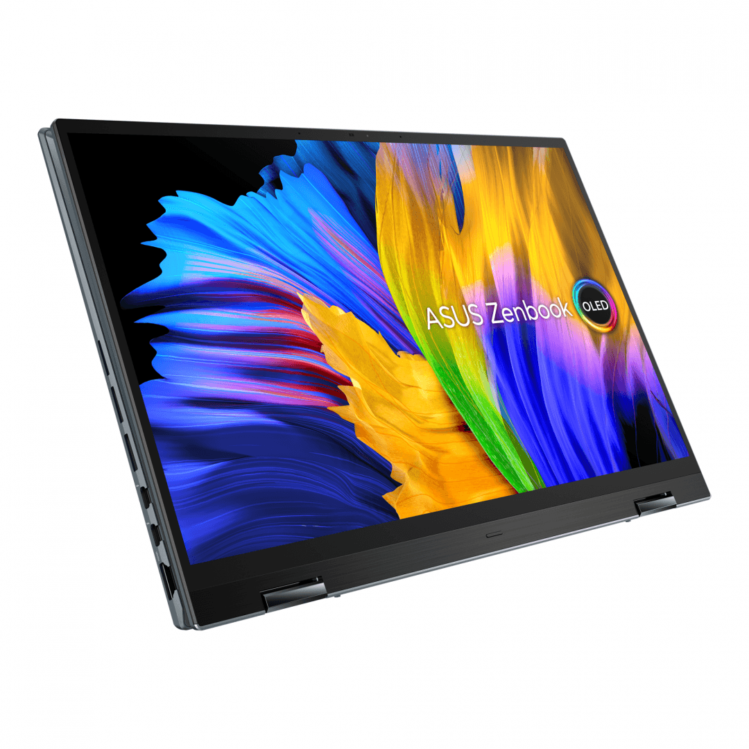 NOTEBOOK Asus, "Zenbook 14 Flip" 14.0 inch, i7-1165G7, 16 GB DDR4, SSD 1 TB, Intel Iris Xe Graphics, Windows 11 Pro, "UP5401EA-KN094X" (