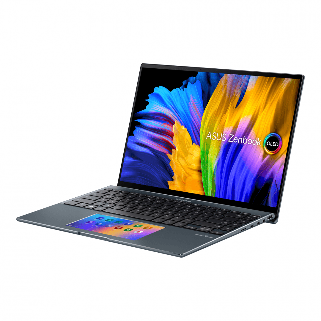 NOTEBOOK Asus, "ZenBook 14 OLED" 14.0 inch, i7-1165G7, 16 GB DDR4, SSD 1 TB, Intel Iris Xe Graphics, Windows 11 Pro, "UX5400EA-KN122X" ( — miniatură