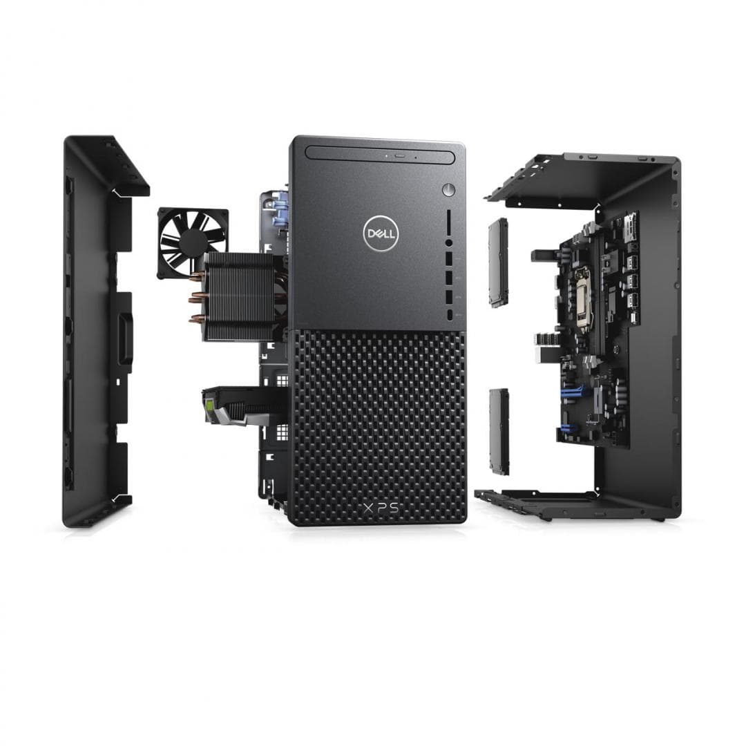 DESKTOP DELL, "XPS 8940" Middle Tower, CPU i7-11700, nVidia GeForce RTX 3060 Ti, memorie 16 GB, SSD 512 GB, tastatura si mouse, Windows 11 Pro, "XPS8940I7165121RWP" — miniatură