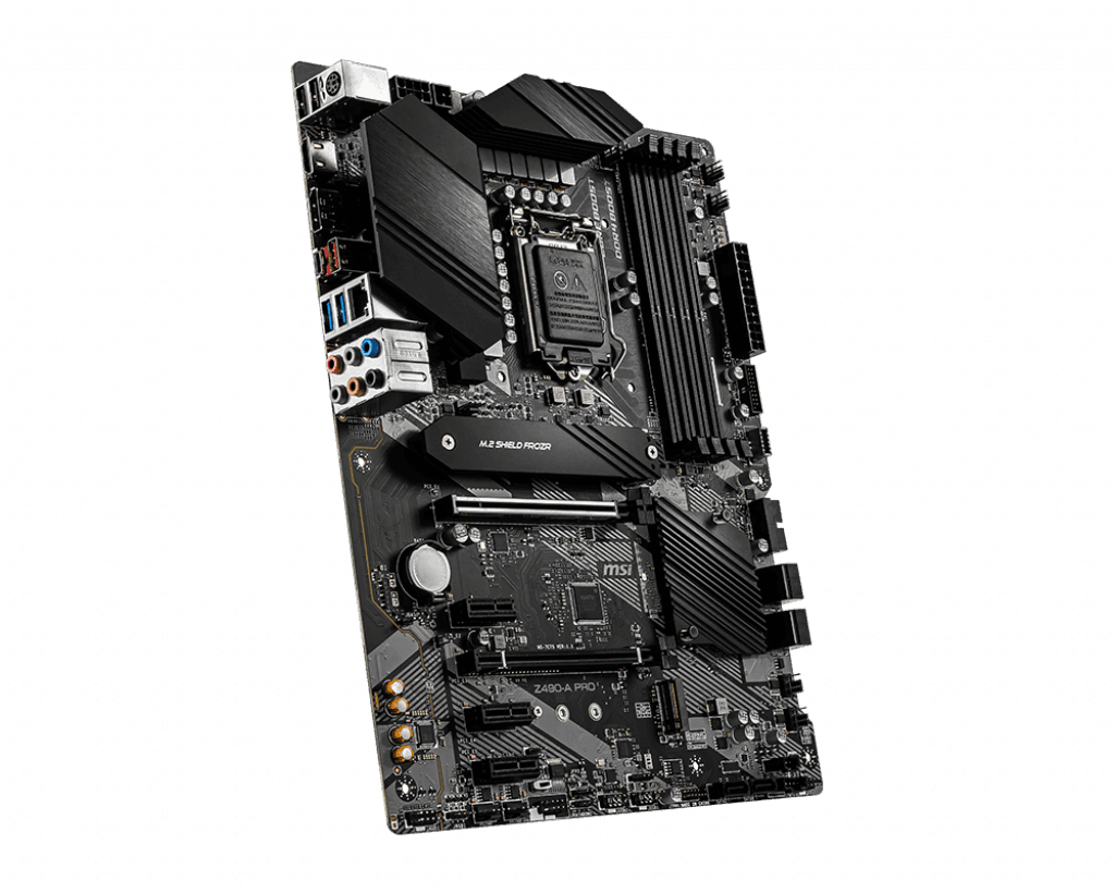 PLACA de BAZA MSI "Z490-A PRO", skt LGA 1200, ATX, Intel Z490, 4 x DDR4, max. 128 GB, 6 x SATA, 2 x M.2, 7.1, "Z490-A PRO" — miniatură