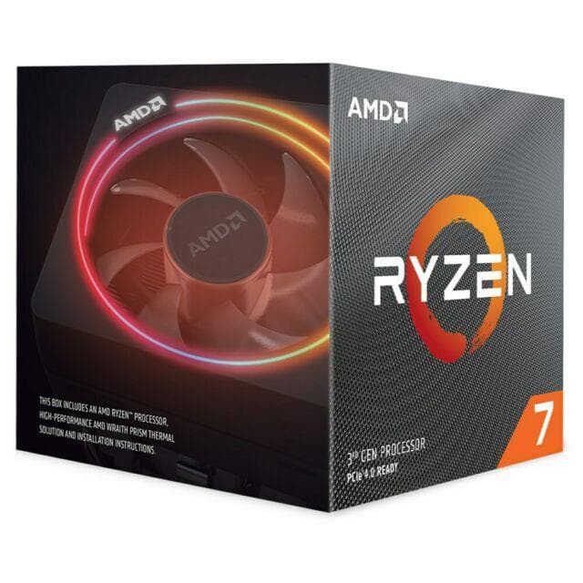 CPU AMD RYZEN 7 3800X, skt AM4, AMD Ryzen 7, frecventa 3.9 GHz, turbo 4.5 GHz, 8 nuclee, putere 105 W, "100100000025BOX"