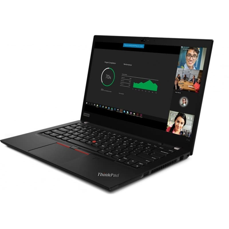 NOTEBOOK Lenovo, "ThinkPad T14" 14.0 inch, i5-1135G7, 16 GB DDR4, SSD 512 GB, Intel Iris Xe Graphics, Windows 10 Pro, "20W000TKRI" ( — miniatură
