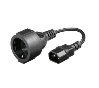 CABLU alimentare UPS BACHMANN, 1.5 m,intrare C14 (T), iesire stecher Schuko (M), negru, "340.183"