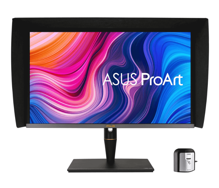 MONITOR Asus 27 inch, home | office, IPS, 4K UHD (3840 x 2160), Wide, 1000 cd/mp, 5 ms, HDMI x 2 | DisplayPort, "90LM04NC-B01370" — miniatură