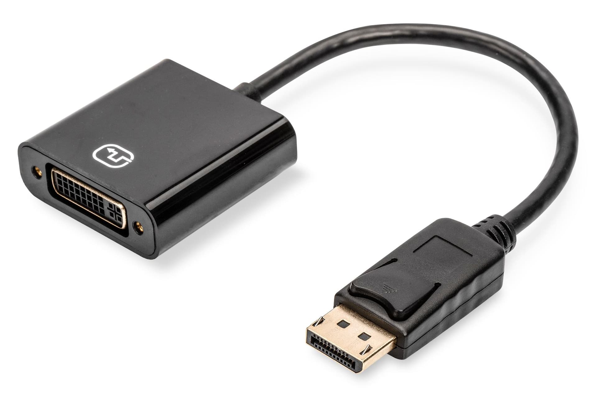 DIGITUS adaptor cable displayPort DVI-I M/F 0.15m AWG28 2x shielded "AK-340401-001-S"