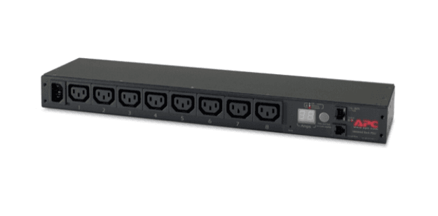 RACK PDU, METER, 1U, 12A/208V, 10A/23 APC, "AP7820B"