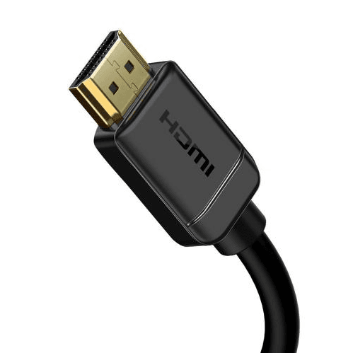 CABLU video Baseus HD Series, HDMI (T) la HDMI (T), rezolutie maxima 4K UHD (3840 x 2160) la 60 Hz, conectori auriti, 3m, negru "CAKGQ-C01" - 6953156222533 — miniatură