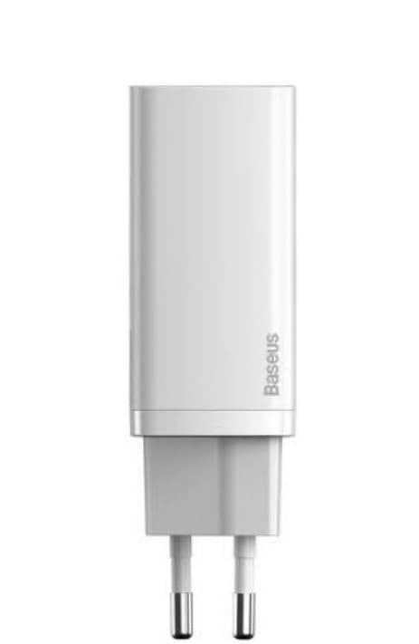 INCARCATOR retea Baseus GaN2 Lite, Quick Charge 65W, 1 x USB 5V/3A, 1 x USB Type-C 5V/3A, alb "CCGAN2L-B02" - 6953156232945