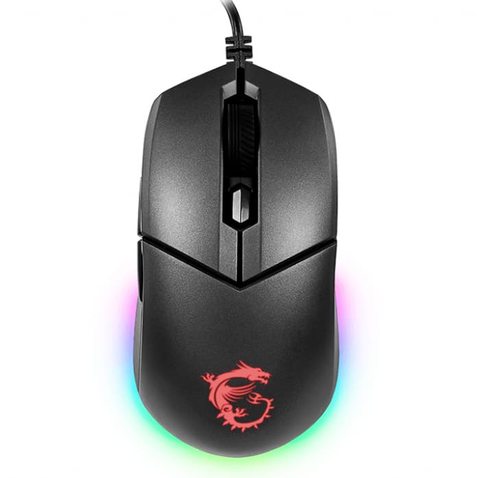 MSI Clutch GM11 wired symmetrical design Optical GAMING Mouse with RGB lighting, "CLUTCH GM11"