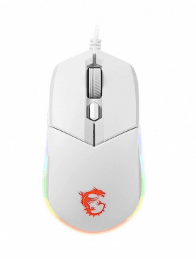 MSI Clutch GM11 wired symmetrical Mouse WHITE, "CLUTCH GM11 WHITE"