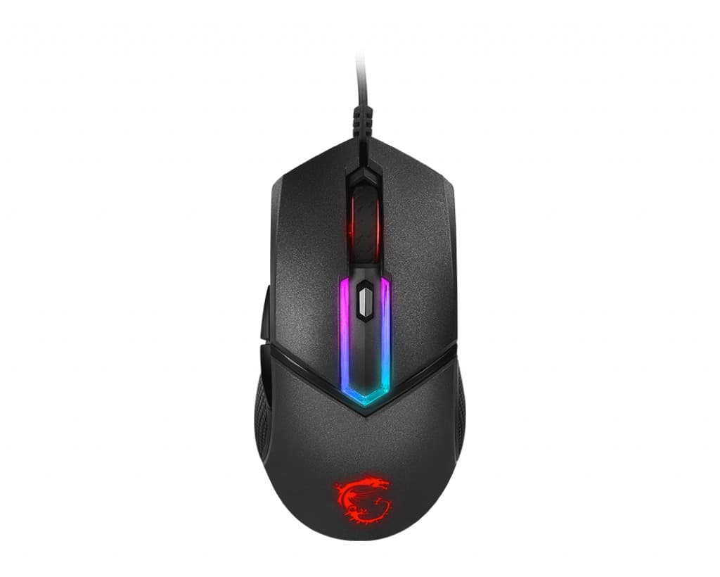 MSI Clutch GM30 wired symmetrical design Optical GAMING Mouse with RGB lighting, "CLUTCH GM30"
