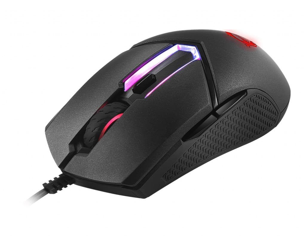 MSI Clutch GM30 wired symmetrical design Optical GAMING Mouse with RGB lighting, "CLUTCH GM30" — miniatură