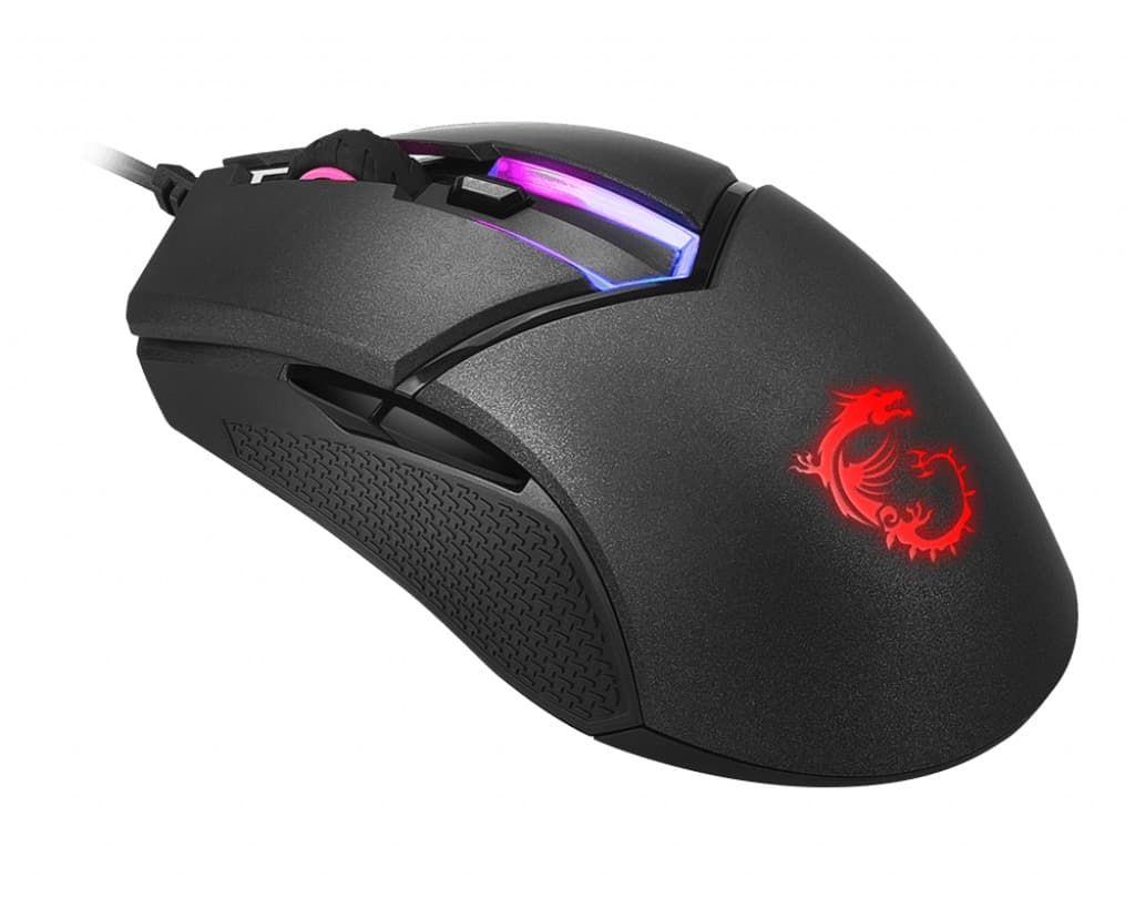 MSI Clutch GM30 wired symmetrical design Optical GAMING Mouse with RGB lighting, "CLUTCH GM30" — miniatură