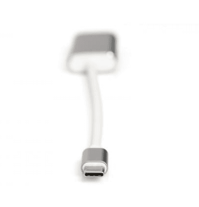 DIGITUS USB3.0 Typ C 4K HDMI grafik adaptor Alu case 20cm cable chipset CSL-C-001 white "DA-70836" — miniatură