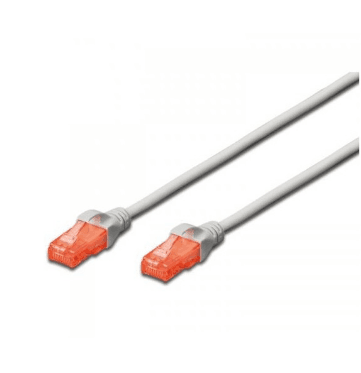 DIGITUS CAT 6 U-UTP patch cable Cu LSZH AWG 26/7 length 3 m color grey "DK-1617-030"