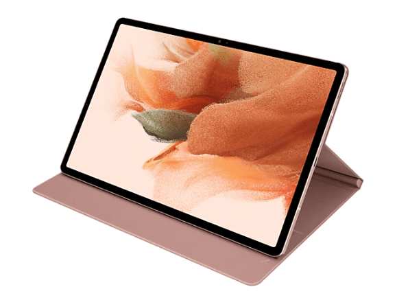 Husa pt Tab S7+ / S7 FE Book Cover Pink , "EF-BT730PAEGEU" — miniatură