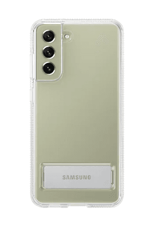 HUSA Smartphone Samsung, pt Galaxy S21 Fe, tip back cover (protectie spate), policarbonat | TPU, ultrasubtire, transparent, "EF-JG990CTEGWW"