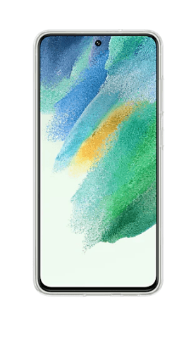 HUSA Smartphone Samsung, pt Galaxy S21 Fe, tip back cover (protectie spate), silicon, ultrasubtire, transparent, "EF-QG990CTEGWW" — miniatură