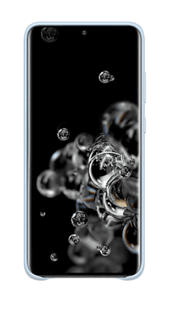 HUSA Smartphone Samsung, pt Galaxy S20 Ultra, tip back cover (protectie spate), piele, ultrasubtire, albastru, "EF-VG988LLEGEU" — miniatură
