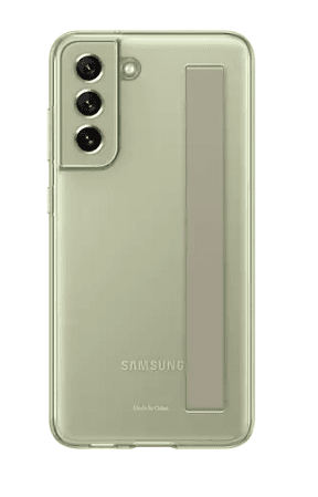 HUSA Smartphone Samsung, pt Galaxy S21 Fe, tip back cover (protectie spate), policarbonat | TPU, ultrasubtire, verde, "EF-XG990CMEGWW" — miniatură