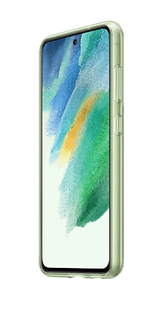HUSA Smartphone Samsung, pt Galaxy S21 Fe, tip back cover (protectie spate), policarbonat | TPU, ultrasubtire, verde, "EF-XG990CMEGWW" — miniatură