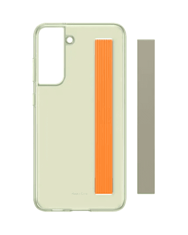 HUSA Smartphone Samsung, pt Galaxy S21 Fe, tip back cover (protectie spate), policarbonat | TPU, ultrasubtire, verde, "EF-XG990CMEGWW" — miniatură