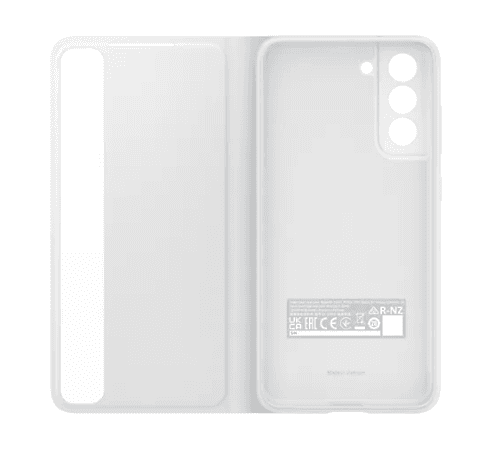 HUSA Smartphone Samsung, pt Galaxy S21 Fe, tip smart book cover, policarbonat | TPU, Smart Clear View, alb, "EF-ZG990CWEGEE" — miniatură