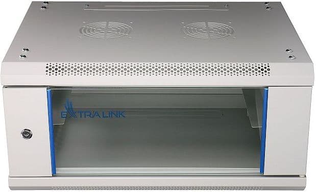 EXTRALINK EX.8536 4U 600X450 WALL-MOUNTED RACKMOUNT CABINET GREY, "EX.8536"