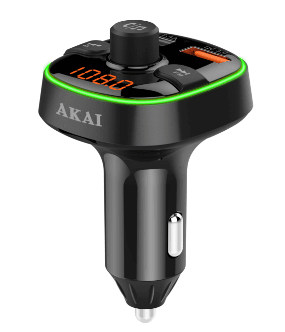 MODULATOR FM AKAI BLUETHOOTH/CHARGER, "FMT-52BT" — miniatură