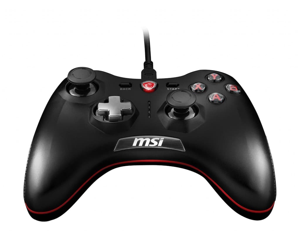 MSI Force GC20 Wired Game Controller with changeable D Pads. USB 2m Cable. Supports PC PS3. Android, "FORCE GC20"