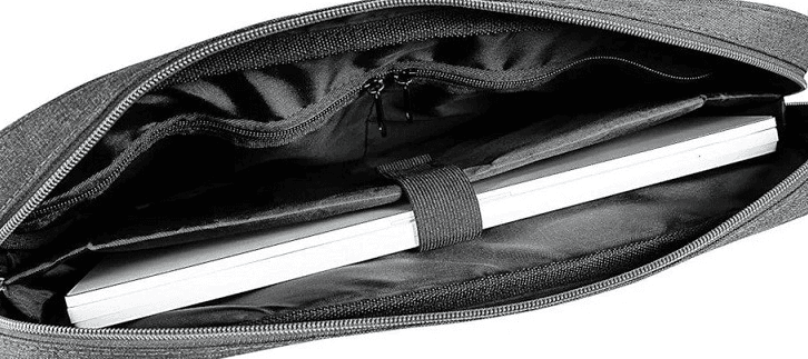 GEANTA MSI, pt. notebook de max 14 inch, 1 compartiment, buzunar frontal, 200 g, poliester, gri, "G34-N1XXX16-SI9" — miniatură