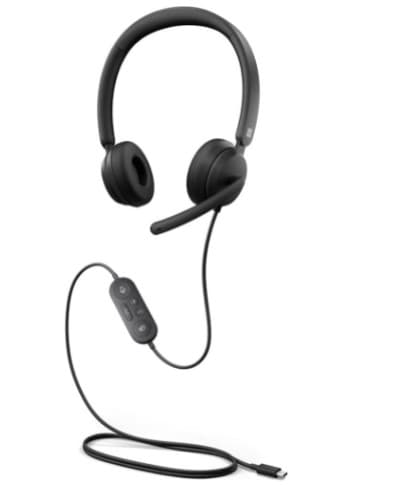 MS Modern USB-C Headset CS/HU/RO/SK Hdwr Black "I6N-00006" — miniatură