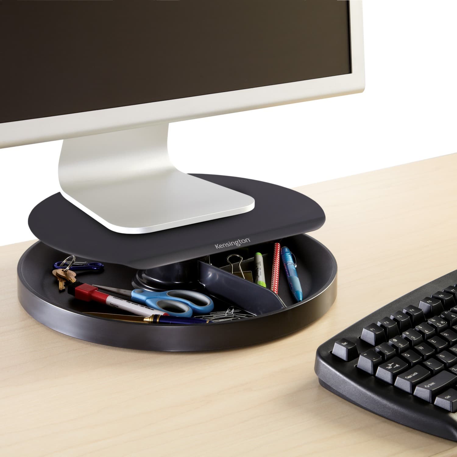 STAND fix KENSINGTON, pt 1 TV/monitor plat, diag. max 21 inch, orizontala, max 18 Kg, "K52787WW" — miniatură