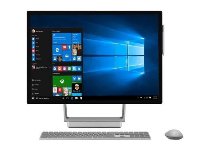 DESKTOP MICROSOFT, "Surface Studio 2" All-in-one, 28 inch, CPU i7-7820HQ, nVidia GeForce GTX 1070, memorie 32 GB, SSD 2 TB, tastatura si mouse, Windows 10 Pro, "LAM-00018"
