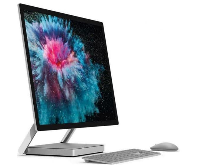 DESKTOP MICROSOFT, "Surface Studio 2" All-in-one, 28 inch, CPU i7-7820HQ, nVidia GeForce GTX 1070, memorie 32 GB, SSD 2 TB, tastatura si mouse, Windows 10 Pro, "LAM-00018" — miniatură