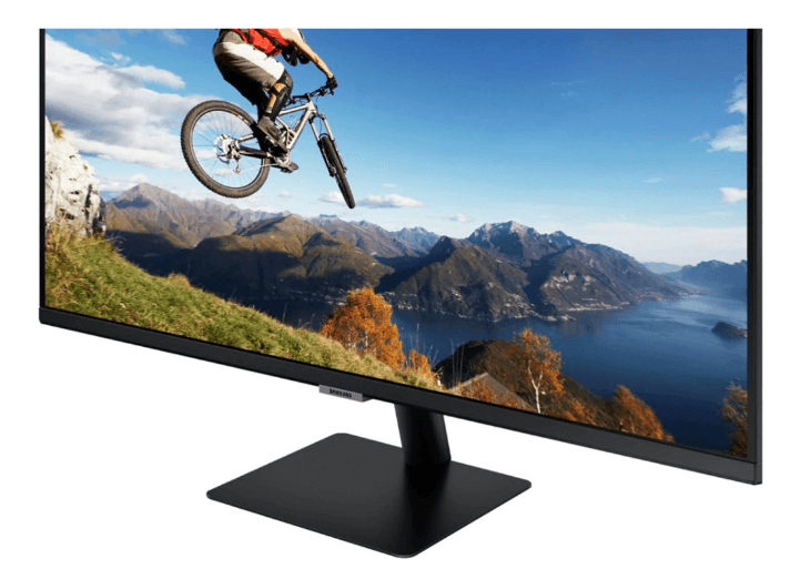 MONITOR Samsung 32 inch, home | office, VA, 4K UHD (3840 x 2160), Wide, 250 cd/mp, 8 ms, HDMI x 2, "LS32AM700PRXEN" — miniatură