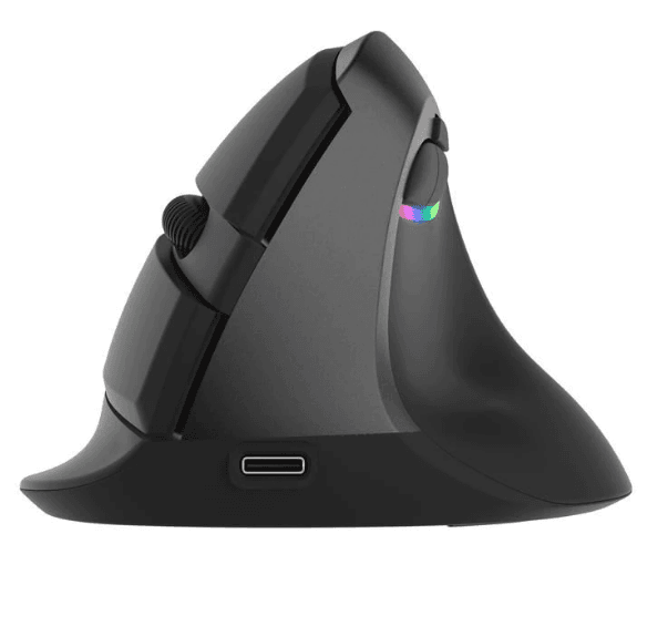 MOUSE DELUX, PC sau NB, wireless, 2.4GHz, optic, 1600 dpi, butoane/scroll 6/1, ergonomic, negru, "M618GX-BK"