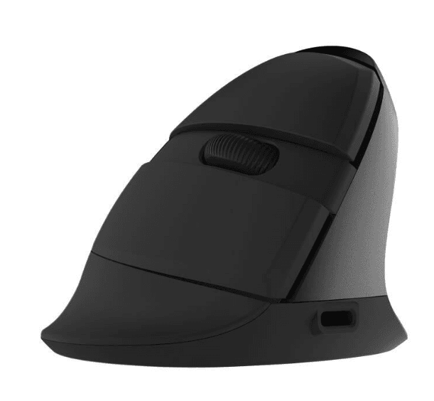 MOUSE DELUX, PC sau NB, wireless, 2.4GHz, optic, 1600 dpi, butoane/scroll 6/1, ergonomic, negru, "M618GX-BK" — miniatură