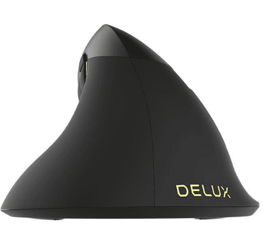 MOUSE DELUX, PC sau NB, wireless, 2.4GHz, optic, 1600 dpi, butoane/scroll 6/1, ergonomic, negru, "M618GX-BK" — miniatură