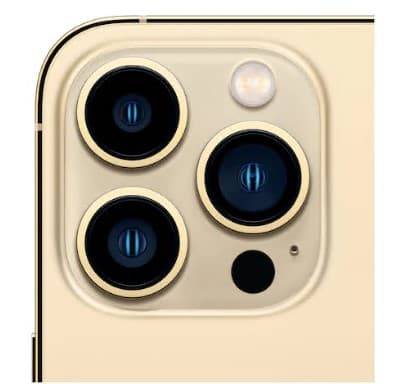 SMARTphone Apple, "iPhone 13 PRO MAX" ecran 6.7 inch, dual sim, rez. camera 12 Mpix, memorie interna 128 GB, 5G, iOS, acumulator 4352 mAh, auriu, "MLL83__A" — miniatură